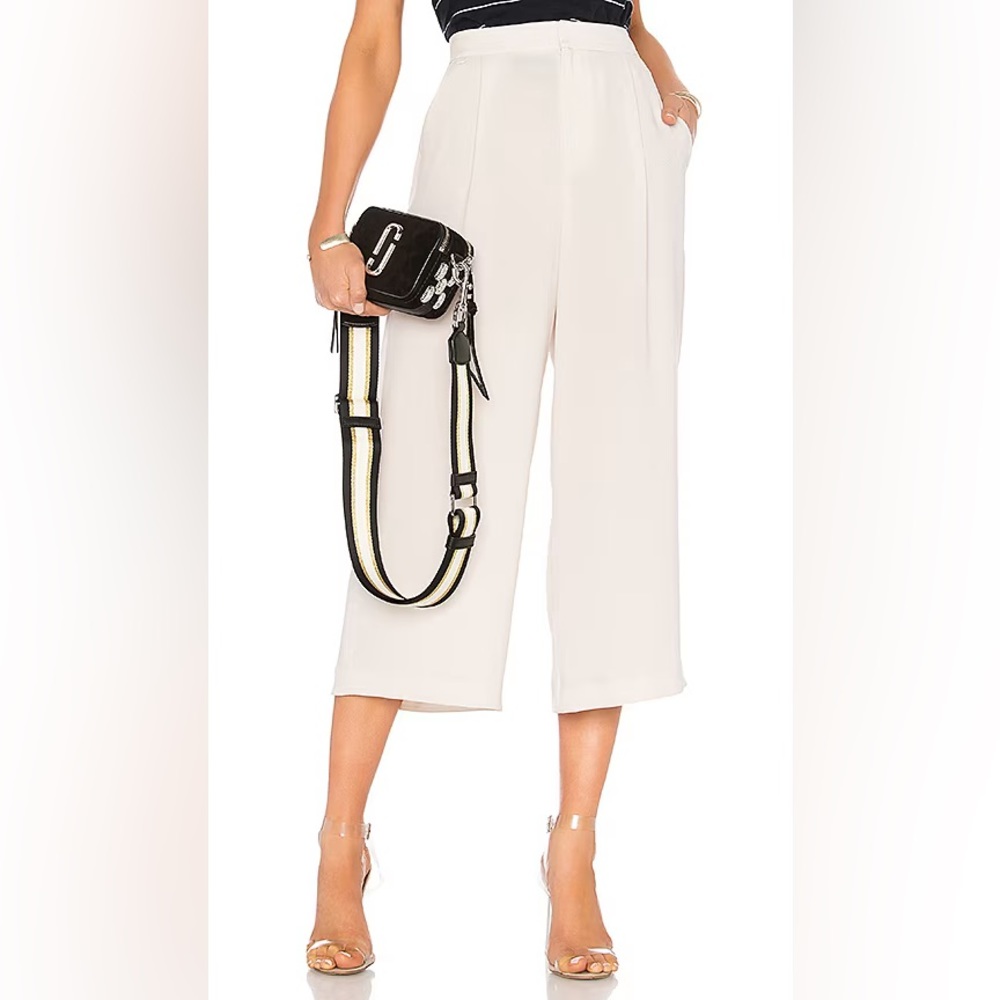 Vince High Waist Culotte Pant in Sandstone 8